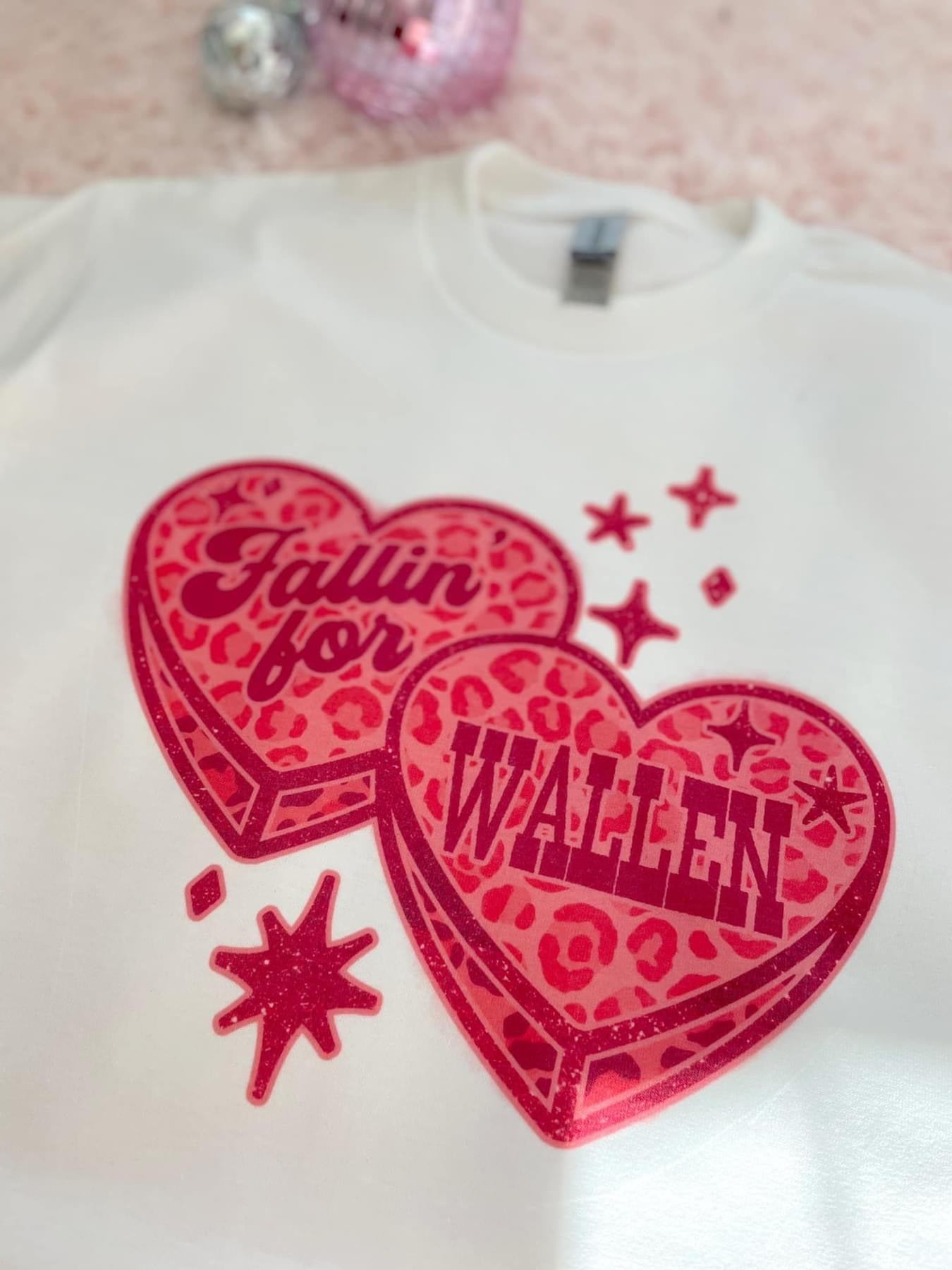 Wallen Hearts Tee/Crewneck