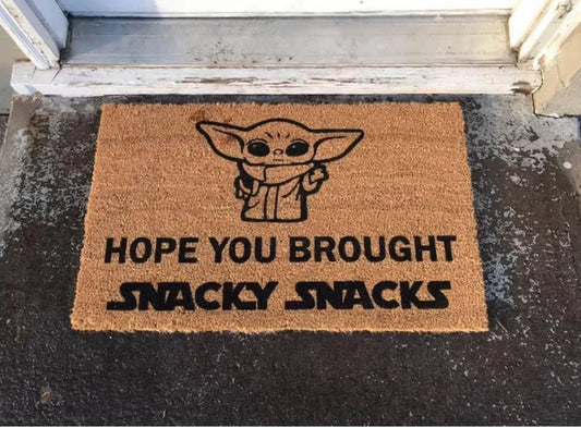 Hope You Brought Snacky Snacks Doormat